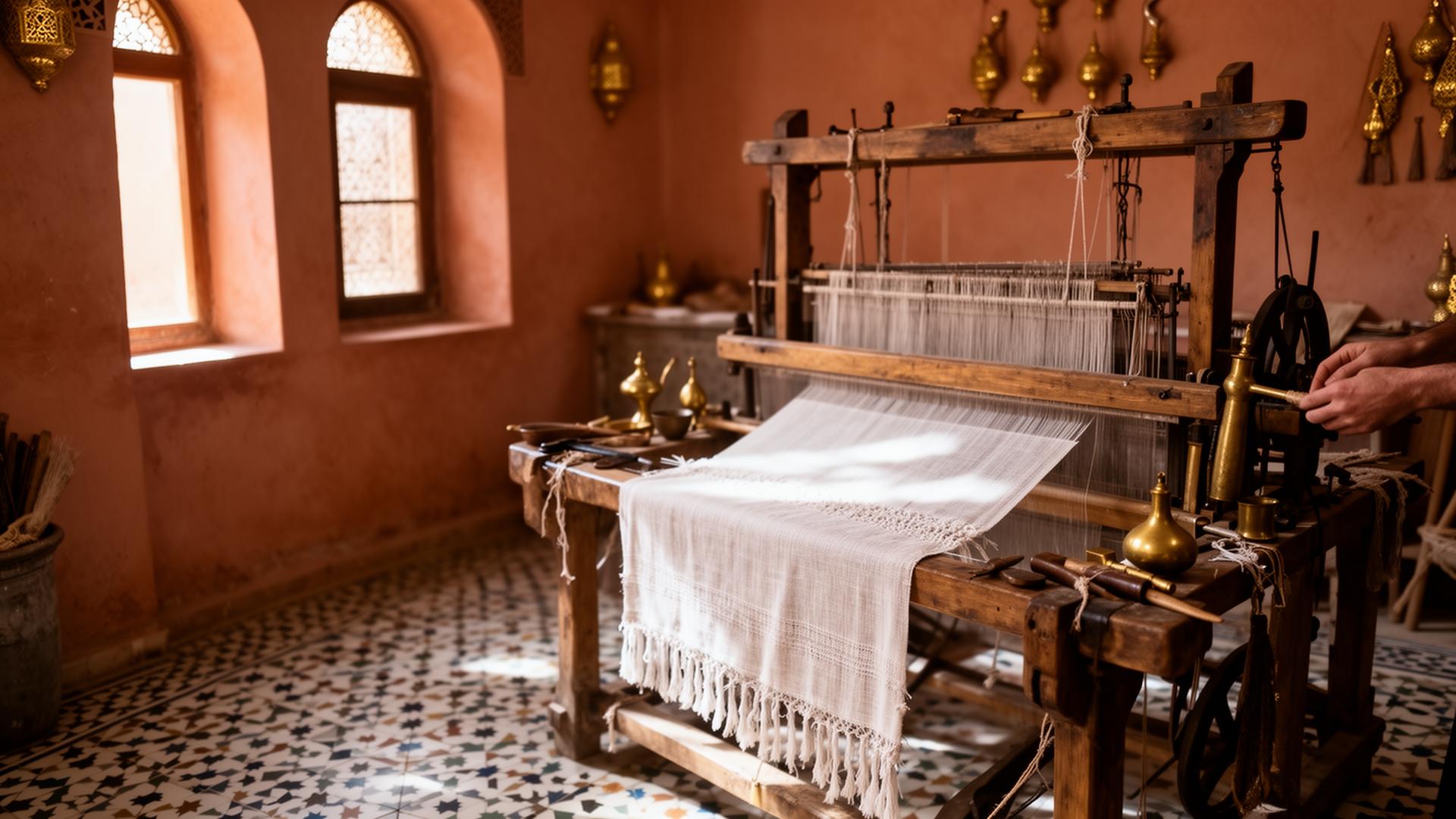 Caftan marocain brodé main